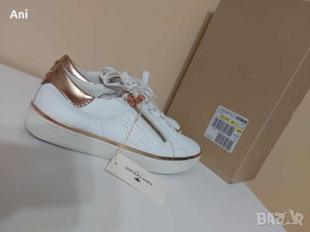 Tom Tailor Дамски сникърси, снимка 6 - Кецове - 44655303