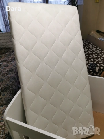 Детско дървено легло с матрак , снимка 6 - Мебели за детската стая - 53262448