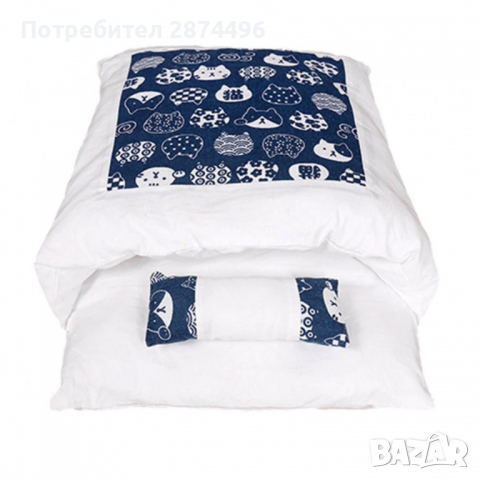 3166 Спален чувал с възглавничка за котки, снимка 2 - За котки - 36398831