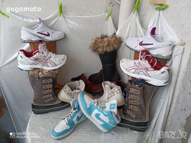 Nike® AIR Jordan® унисекс маратонки кецове баскет кецове, синьо белите Nike® AIR Jordan®, 39 - 40, снимка 14 - Маратонки - 44244312