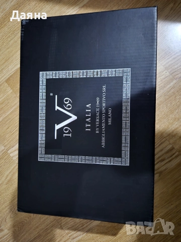 Дамски  бели кожени маратонки 19V69 by Versace, снимка 4 - Дамски ежедневни обувки - 52341258