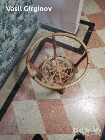 Ратанова масичка , снимка 3 - Маси - 40821997