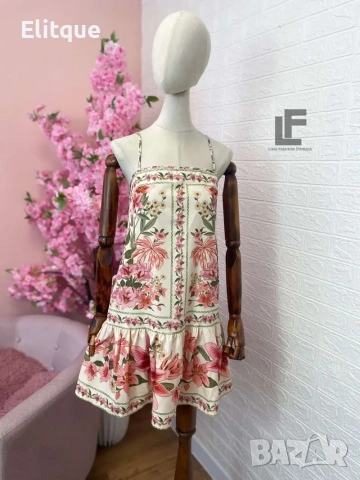 лятна флорална рокля , снимка 2 - Рокли - 53580231