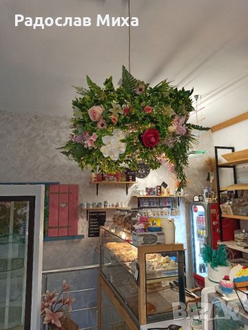 Лампа,попилей от цветя и разтения, снимка 3 - Полилеи - 41630835