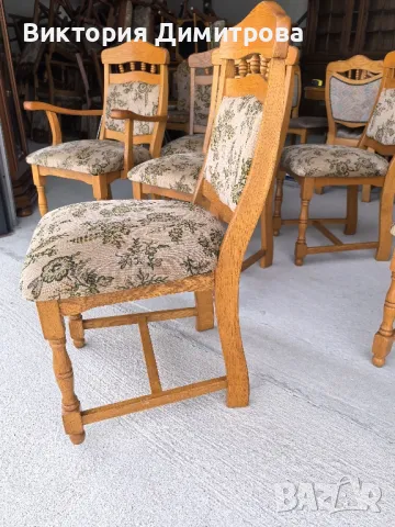 Комплект от 6 трапезни стола , снимка 8 - Столове - 50335075