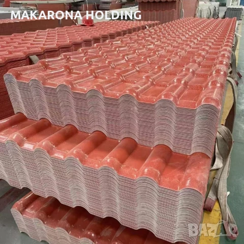 Пвц панелна керемида 1 лист 3м2 , снимка 2 - Строителни материали - 51087866