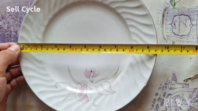 ✅БЪЛГАРСКА ПОРЦЕЛАНОВА ЧИНИЯ❗, снимка 2 - Чинии - 51103206