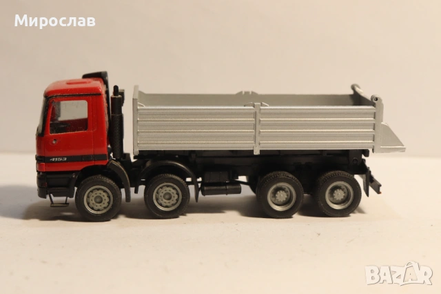 HERPA H0 1/87 MERCEDES ACTROS САМОСВАЛ ГОНДОЛА KАМИОН МОДЕЛ