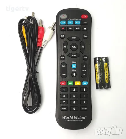 Декодер за цифрова телевизия World Vision T644A WiFi FM с обучаващо дистанционно (2 в 1), снимка 5 - Приемници и антени - 48700928