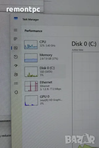 Компютър с I5 7400 8 GB DDR4 SSD - светеща кутия с 3 вентилатора , снимка 8 - За дома - 56257419