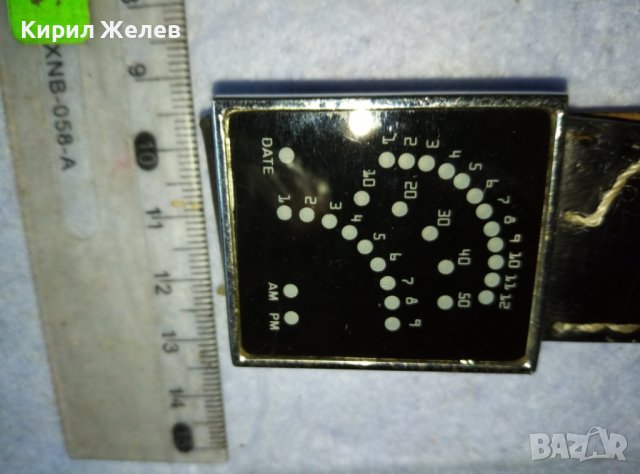 СТИЛЕН МОДЕРЕН КВАРЦОВ ЕЛЕКТРОНЕН ЧАСОВНИК с КАИШКА СИНТЕТИЧНА ЕКО КОЖА 38828, снимка 12 - Мъжки - 42136924