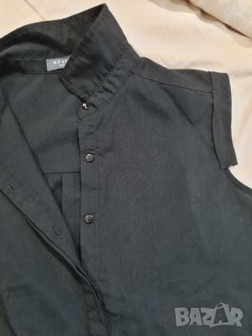 Черна риза , снимка 5 - Ризи - 36286213
