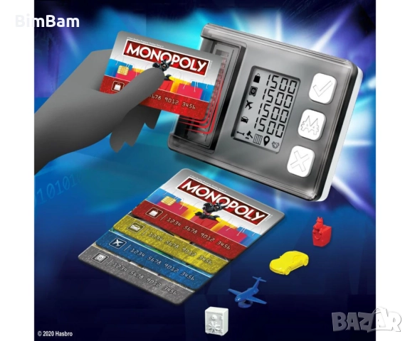 Настолна игра MONOPOLY СУПЕР ЕЛЕКТРОННО БАНКИРАНЕ, снимка 4 - Образователни игри - 52597727