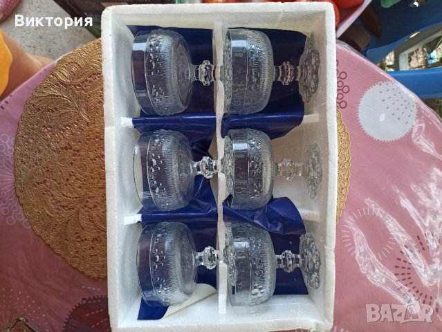 Италиански винтидж комплект за сладолед , снимка 4 - Прибори за хранене, готвене и сервиране - 41903639