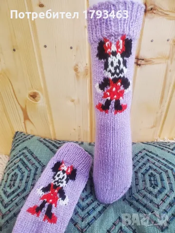  Ръчно плетени дамски чорапи размер 37