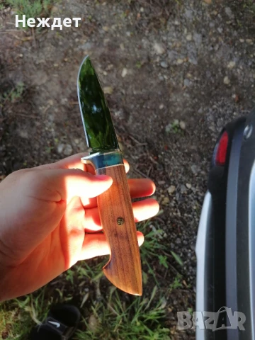 Ловен нож от лагер кован шх15. , снимка 2 - Ножове - 50556243