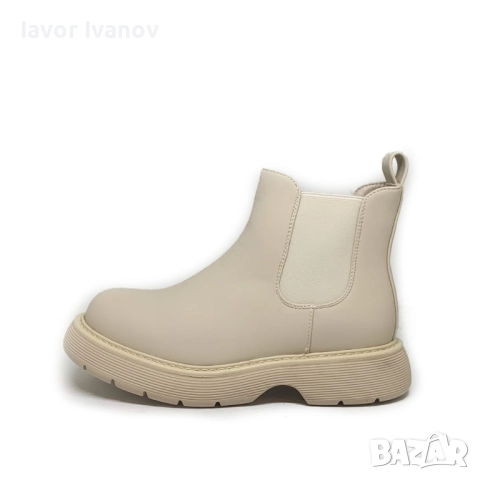 Дамски боти в черен или бял цвят - НИСКА ЦЕНА - ВИСОКО КАЧЕСТВО, снимка 4 - Дамски боти - 51641720