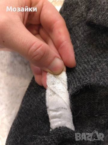 Винтидж вълнен пуловер Chemise Lacoste с Алпака Made in France | MSRP €250+ | Размер L/XL, снимка 7 - Пуловери - 53595843