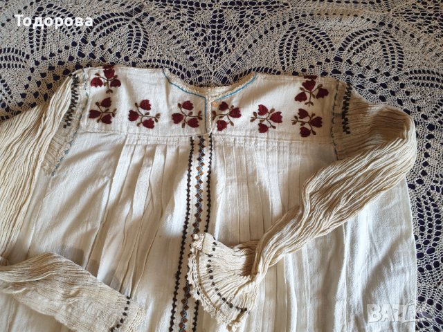 Автентична риза от народна носия, снимка 3 - Антикварни и старинни предмети - 41342543