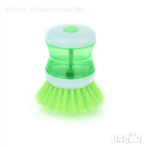 Четка за съд с контейнер за веро – ефективност с едно натискане