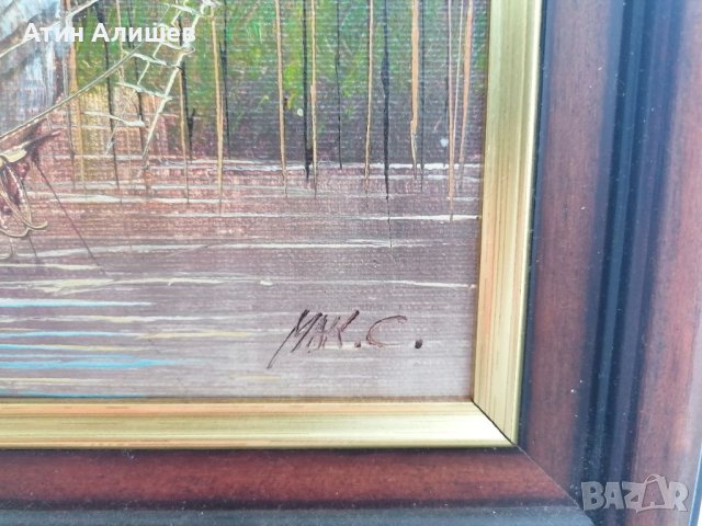 Авторска маслена картина на платно , снимка 2 - Картини - 41475811