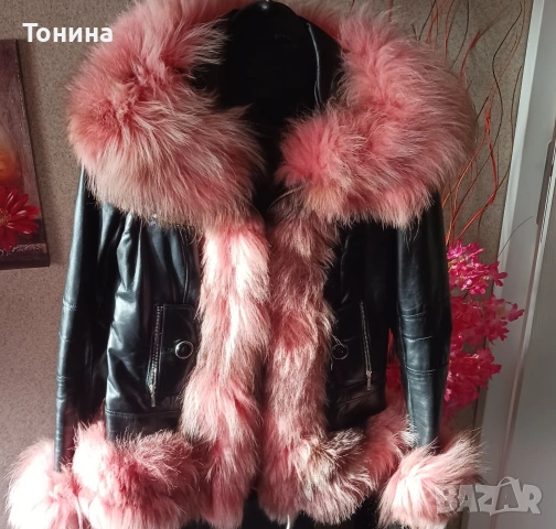 Дамска шуба с пух