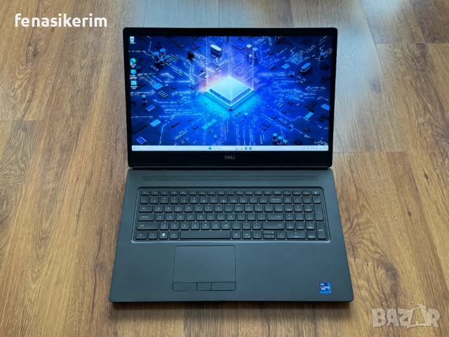 17.3 120Hz 4K UHD Core i9-11950H DELL Precision 7760 64GB DDR4/1TB NVMe/Nvidia RTX A5000 16GB/Бат 6ч, снимка 2 - Части за лаптопи - 52823082