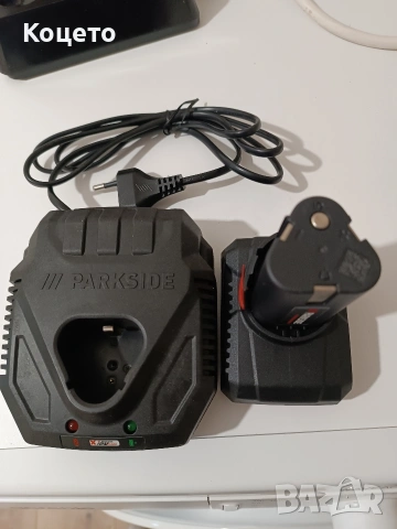 12 V - 4.5 Ah / Батерия и зарядно Parkside/Парксайд, снимка 2 - Винтоверти - 53245167