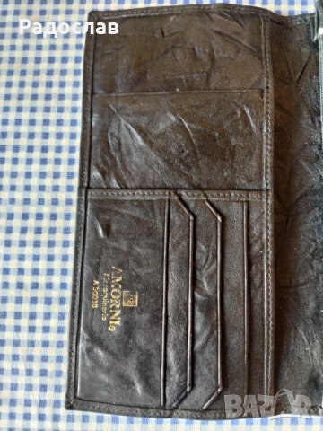 кожен портфейл AMORNI, снимка 5 - Портфейли, портмонета - 39092502