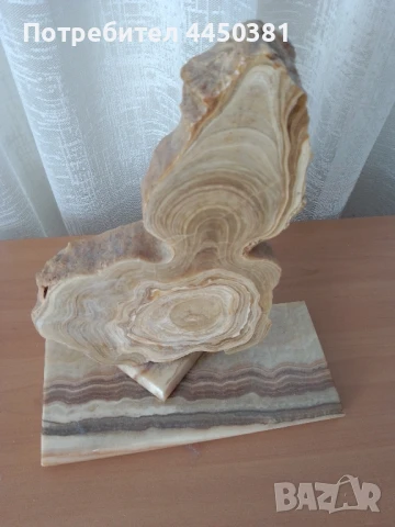 Старинна Декоративна скулптура от естествен камък – ОНИКС, снимка 14 - Антикварни и старинни предмети - 50564147