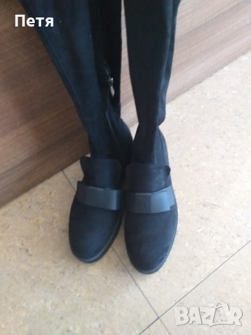 Чисто нови ботуши с интересна подметка, красиви и удобни , снимка 6 - Дамски ботуши - 36351332