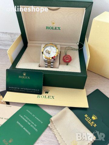 Rolex Oyster Perpetual Мъжки Часовник с луксозна кутия и карта, снимка 5 - Мъжки - 44351454