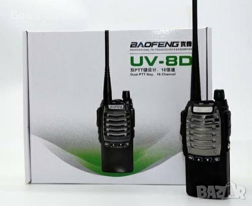 Радиостанция Baofeng UV-8D UHF 400, 16 канала, снимка 2 - Друга електроника - 42313466