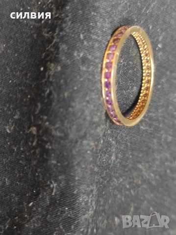 дамски златен пръстен , снимка 2 - Пръстени - 31608641
