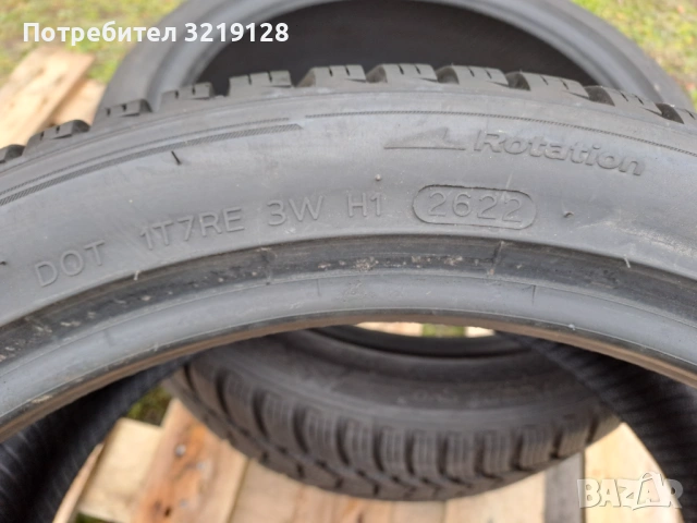 2бр. нови гуми HANKOOK Winter icept evo3 235/40 R18, снимка 4 - Гуми и джанти - 53402372