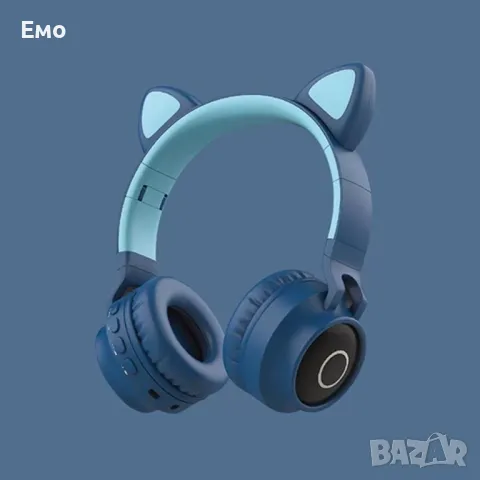Безжични bluetooth слушалки  с котешки уши за деца BT-023C - EP9, снимка 10 - Bluetooth слушалки - 47826761