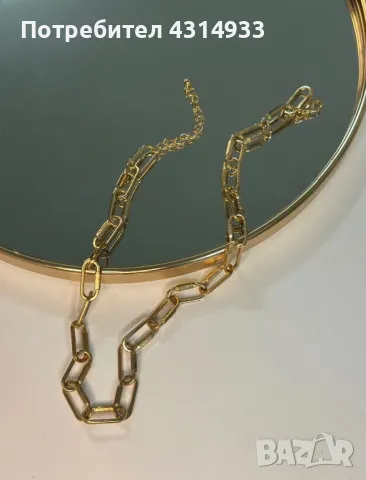 Златисто колие, снимка 2 - Колиета, медальони, синджири - 48161211