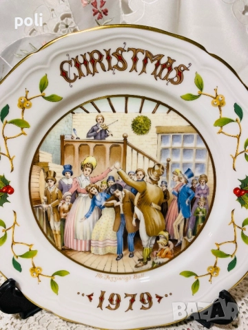 порцеланова чиния за стена , снимка 3 - Декорация за дома - 52399396