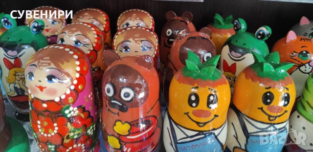 Дървени руски матрьошки, снимка 4 - Декорация за дома - 51440548