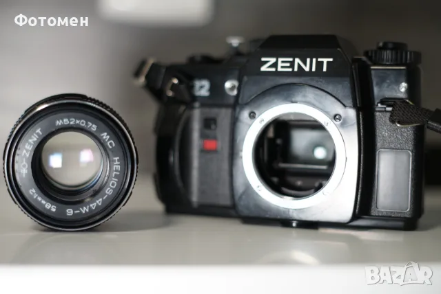 Zenit 122 с Helios 44-6, снимка 3 - Фотоапарати - 55823483