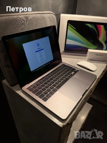 КАТО ЧИСТО НОВ Macbook Pro M1 13.3" + Magic Mouse + калъф, снимка 2 - Лаптопи за работа - 53516344