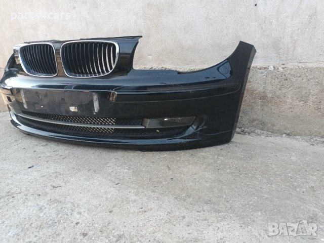 предна броня за БМВ 1 сериа Е81 Е87 с решетки халогени BMW 1 seria E81 E87 , снимка 3 - Части - 53832460