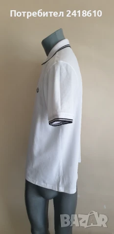 Fred Perry Pique Cotton Mens Size 50 / L НОВО! ОРИГИНАЛ! Мъжка Тениска!, снимка 5 - Тениски - 50822615