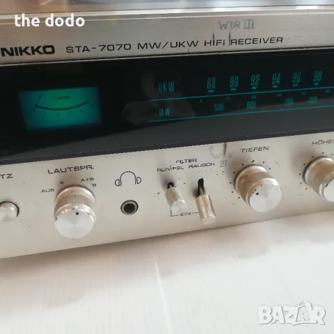 Nikko sta 7070 ресивър , снимка 6 - Ресийвъри, усилватели, смесителни пултове - 46571399