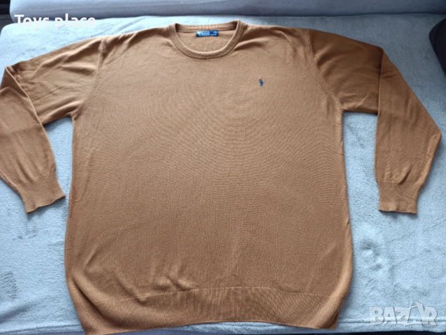 4XL Polo тънък мъжки пуловер, фино плетиво 