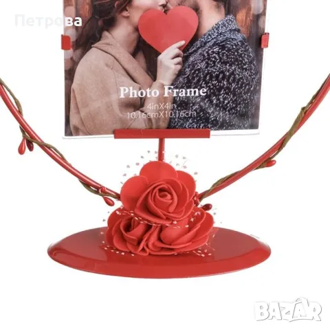 Рамка за снимка "Сърце"-19x6.5x20 см./рамка за снимка , снимка 3 - Декорация за дома - 48997427