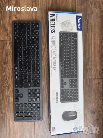 Wireless keyboard and mouse set HAMA, снимка 2 - Клавиатури и мишки - 55808809