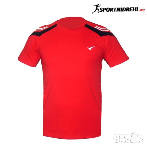 Мъжка спортна тениска REDICS 230018, червена, памук и ликра., снимка 1 - Тениски - 41402721