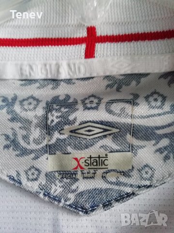 England Umbro 2006 оригинална тениска футболна фланелка Англия XL, снимка 5 - Тениски - 38840393