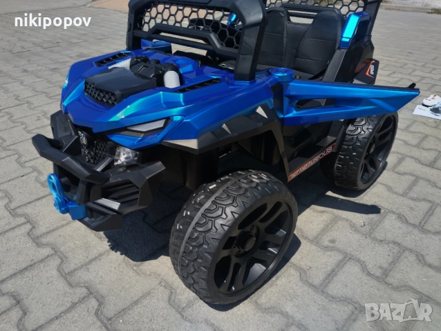 F1 Двуместен акумулаторен джип DUST син, снимка 6 - Други - 53849267